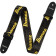 GSD50 Logo Design Strap (Black/Yellow) - Sangle pour Guitares
