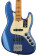 American Ultra Jazz Bass MN Cobra Blue