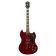 S-100 Polara guitare électrique couleur cherry red