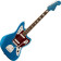 Fsr classic vibe '70s jaguar - blue sparkle w. matching headstock