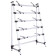 5D-150S 5-Tier Keyboard Stand (Silver) - Support pour clavier