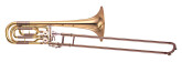 YBL 620 GE Trombone Basse Sib/Fa/Mib ou Ré, pavillon cuivre rose, verni