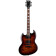 Viper-256 LH Dark Brown Sunburst guitare électrique pour gaucher