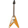 1958 Korina Flying V White Pickguard LH guitare électrique pour gauchers avec étui