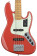 Player Plus Jazz Bass V Fiesta Red