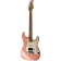 GTRS Guitars Professional 801 Flamingo Pink Intelligent Guitar avec housse