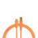 Chroma Cable câble USB-C droit orange fluo 1,5 mètre