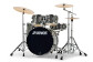 SONOR AQX STAGE CYMBAL SET BLACK MIDNIGHT SPARKLE