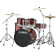 RDP0F5 Rydeen Burgundy Glitter batterie avec cymbales Paiste