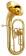 YEP 211 Euphonium, pavillon frontal, Verni