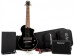 Carry-on travel guitar deluxe pack - jet black