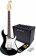Pack Guitare éléctrique Pacifica 012 Black & Blackstar ID Core 10