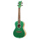 RUEL-MGR Element Series Concert Size Ukulele Metallic Green ukulélé concert avec housse