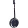 OBJ450-SBK Raven Series 5-string Banjo Satin Black banjo avec housse