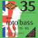 Rotosound Roto Bass Jeu de cordes pour basse Nickel Filet rond Tirant medium light (35 55 75 95) (Import Royaume Uni)