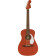 Malibu Player Fiesta Red WN White Pickguard guitare électro-acoustique folk