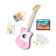 Loog-Mini guitare rose
