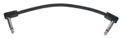 Flat Patch Cable 6" black