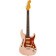 American Professional II Stratocaster Thinline RW Transparent Shell Pink avec étui Deluxe