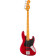 American Ultra II Jazz Bass MN Sinister Red basse électrique avec étui