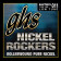 GHS NICKEL ROCKERS Jeu de cordes rondes pour guitare lectrique - Low Tune - 1300-011 / 058