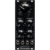 Black DJ VCF module eurorack