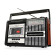 Ricatech PR85  Lecteur de cassettes et enregistreur des annes 80, Radio AM/FM/SW, USB, Port de carte SD, Microphone intgr, Arrt automatique, Poids lger, haut-parleurs intgrs de 8 watts