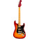 American Ultra Luxe Stratocaster Plasma Red Burst MN guitare électrique avec étui