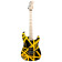 Striped Serie guitare électrique jaune-noire