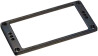 Schaller Tonabnehmer Zubehr Rahmen fr Humbucker flach 6,35mm Metall gerade Schwarz