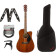 CD-60SCE All Mahogany guitare folk électro-acoustique + housse + accessoires