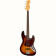 American Professional II Jazz Bass FL 3-Tone Sunburst RW basse électrique fretless avec étui