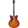 Larry Carlton H7L Cherry Sunburst guitare hollow body pour gaucher