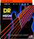 DR Strings Hi-Def Neon Orange Electric Medium