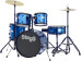 Stagg TIM120B BL Batterie 0,22" 5 pices + Hardware/Cymbale/Sige Bleu