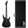 JL-600 Black Satin Jeff Ling Signature guitare électrique avec étui