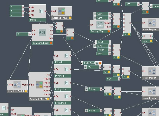 Virtual deals modular synth