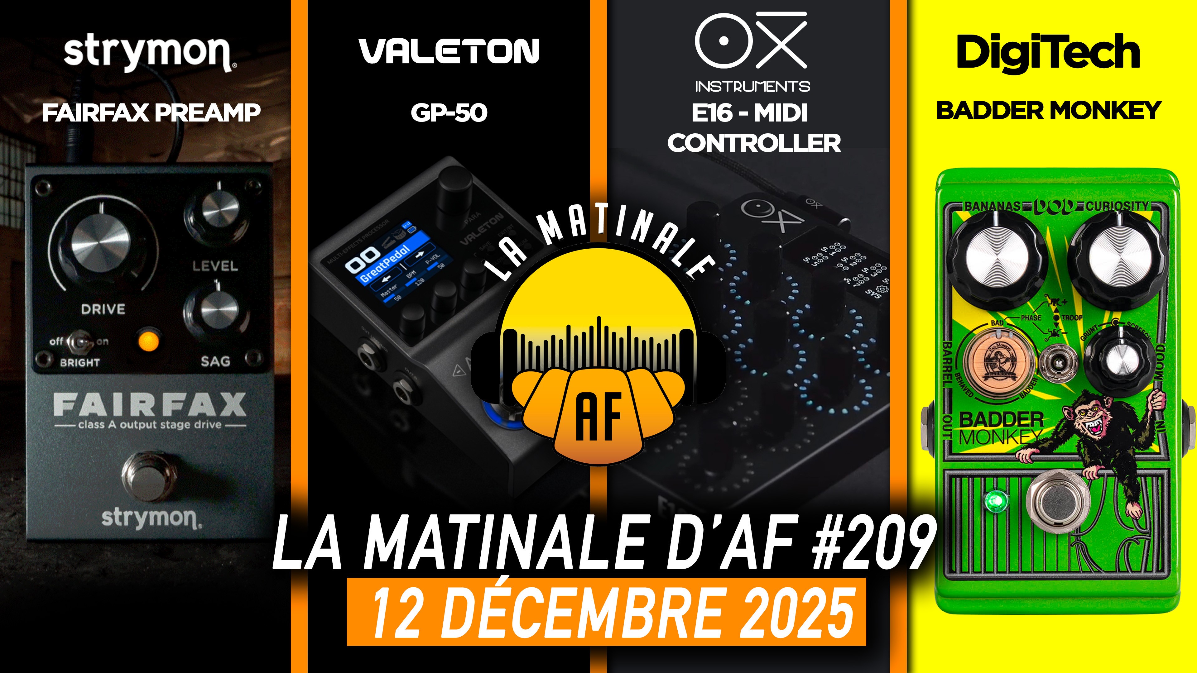 La matinale d'Audiofanzine, épisode 209