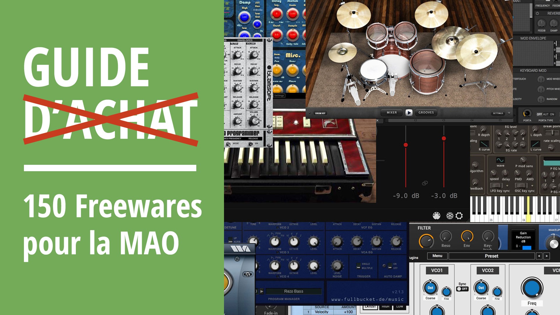 Plus de 150 logiciels gratuits pour faire de la musique - Audiofanzine
