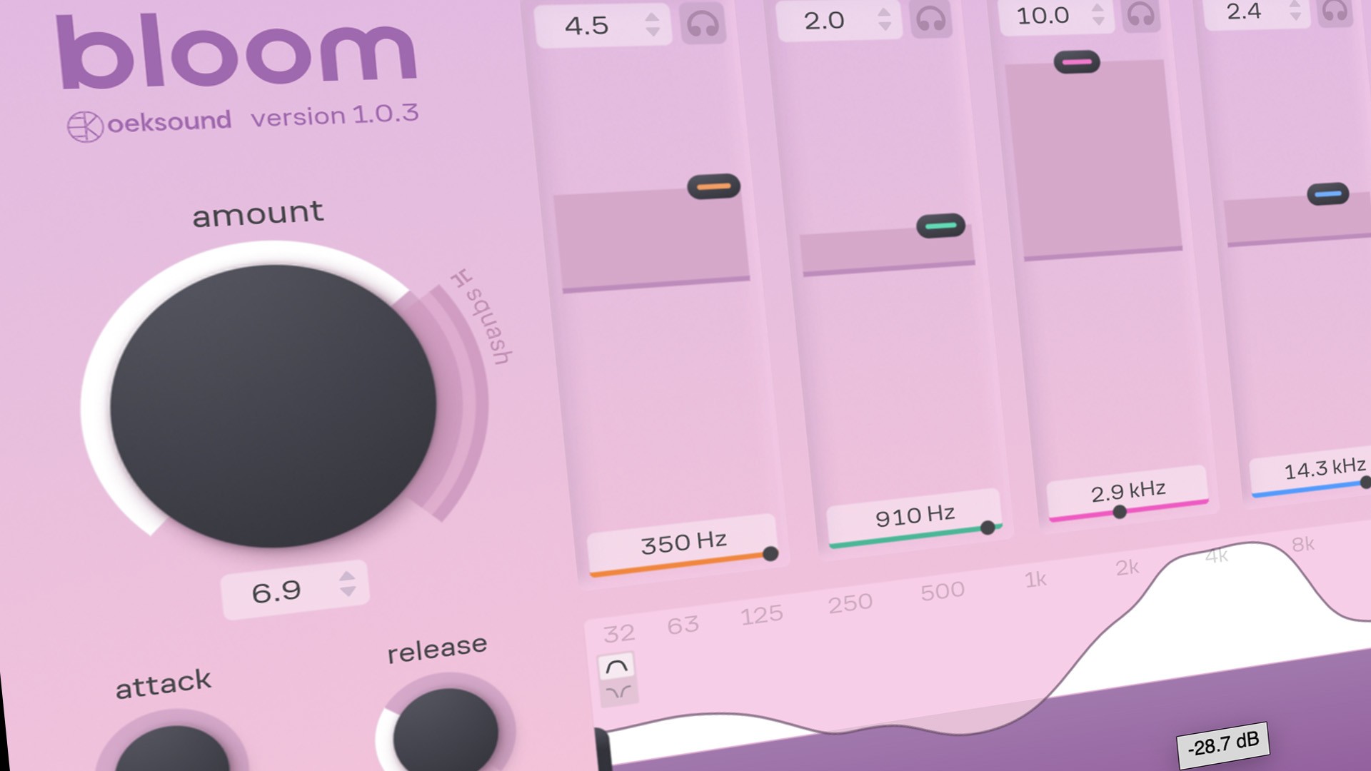 Test de l'égaliseur Bloom des auteurs de Soothe - Audiofanzine