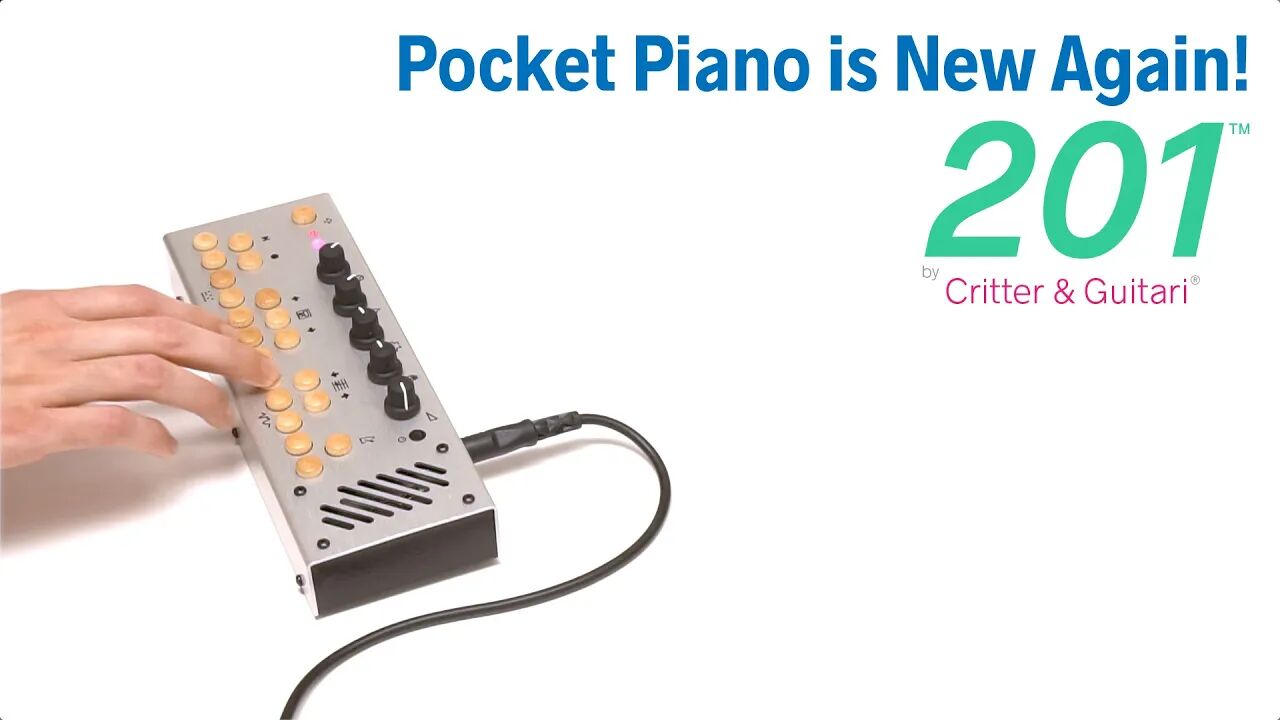Chez Critter and Guitari, le Pocket Piano est mort, vive le 201 ...