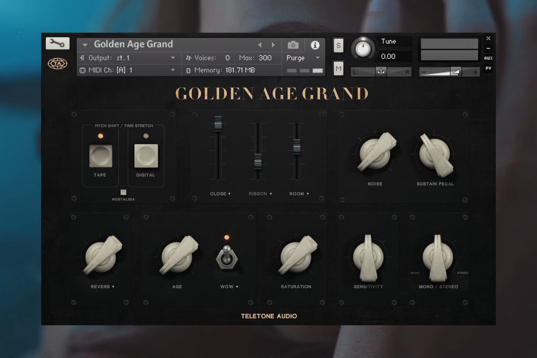 Découvrez Golden Age Grand, par Teletone Audio Audiofanzine