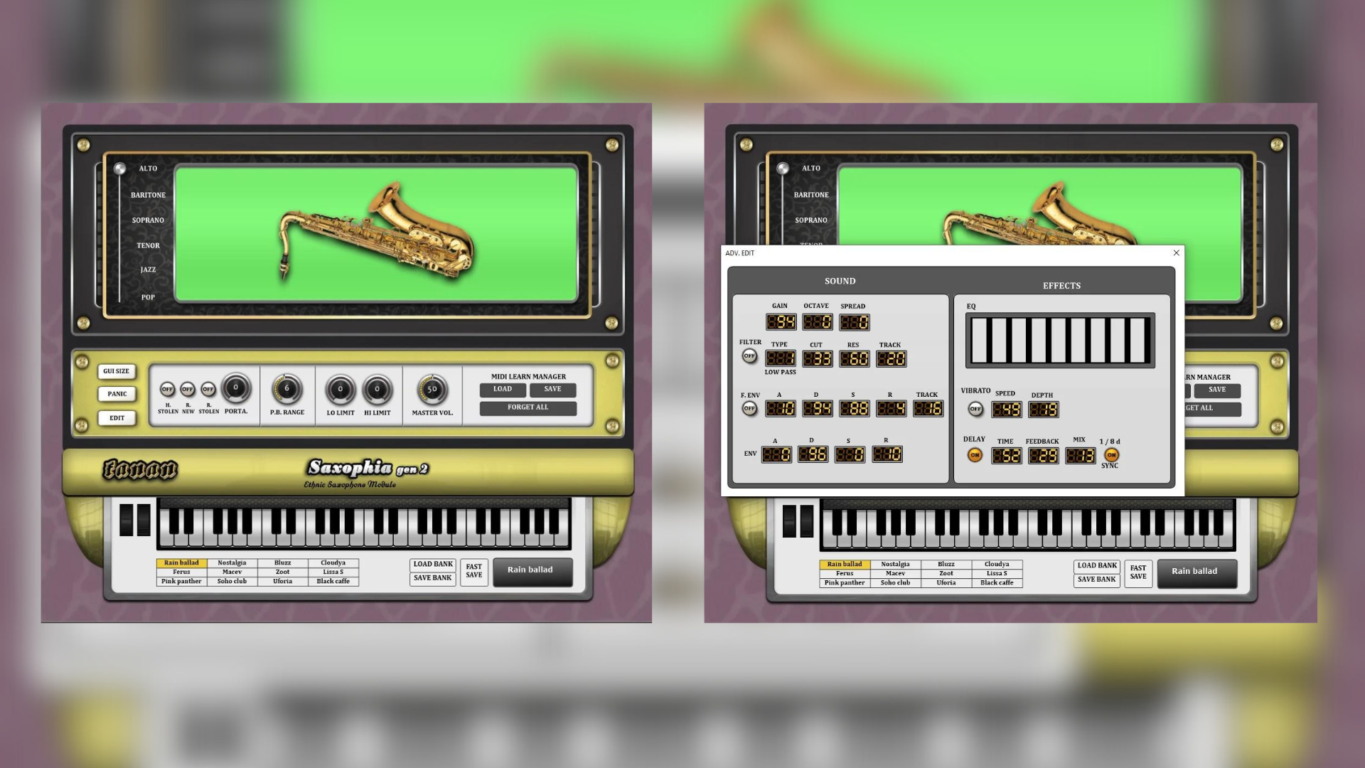 Saxophone Simulator Des saxophones virtuels gratuits, c'est cadeau ! - Audiofanzine