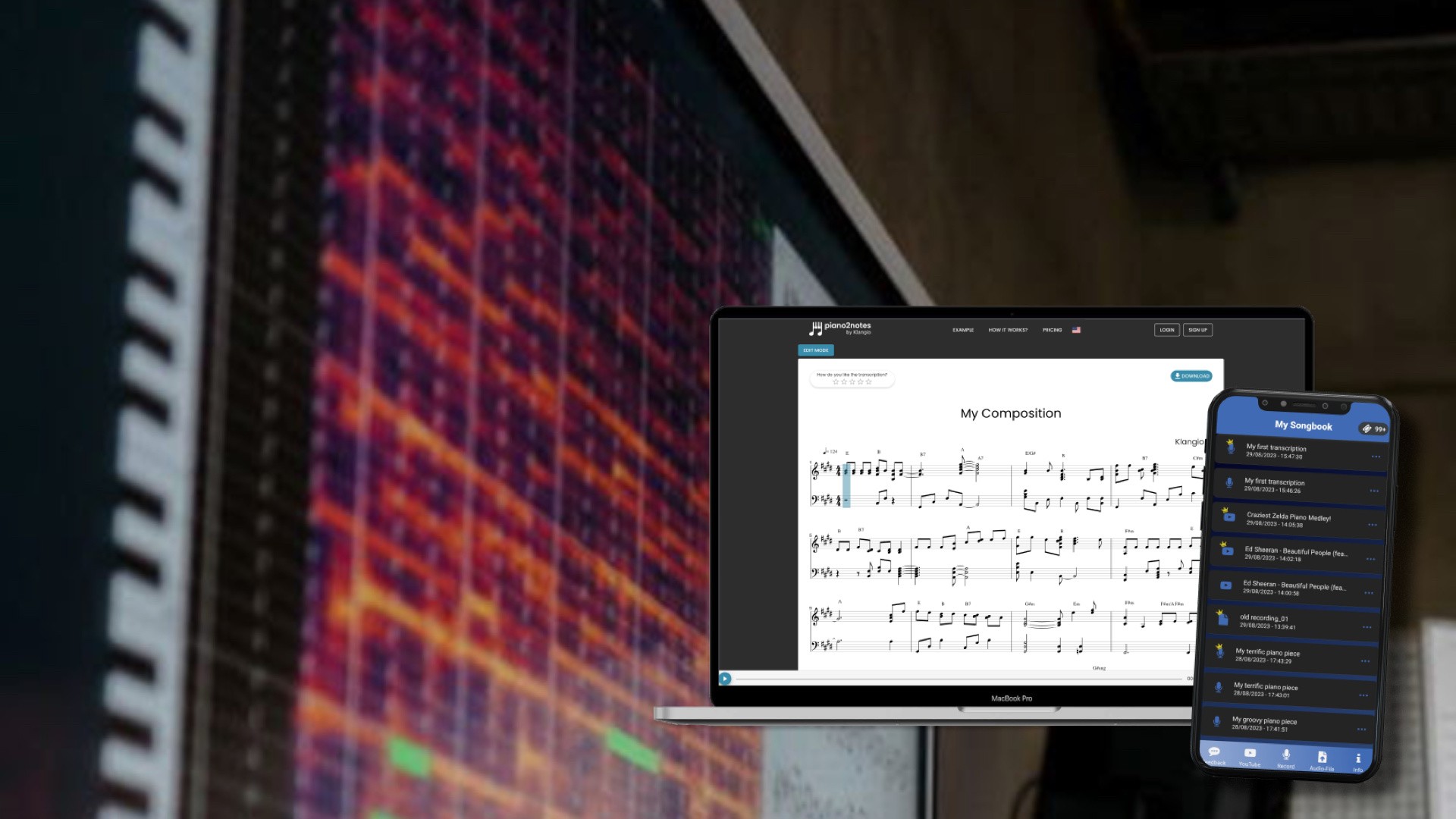 Klang.io dévoile Transcription Studio - Audiofanzine