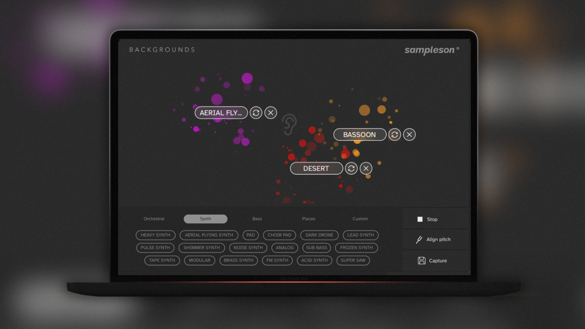 Sampleson lance le plug-in Backgrounds