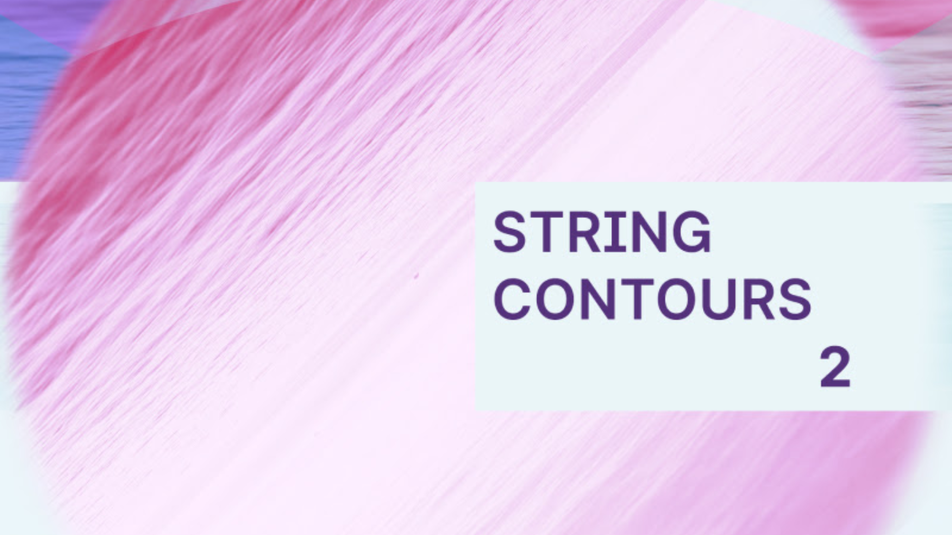 String Sampling Strezov Sampling publie String Contours 2 - Audiofanzine