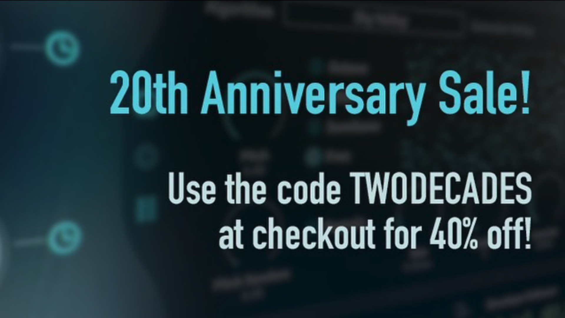 Promotion sur les plug-ins d’Audio Damage pour son 20e anniversaire ...