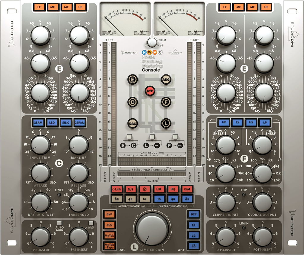 HWMC Howie Weinberg Mastering Console Acustica Audio Audiofanzine