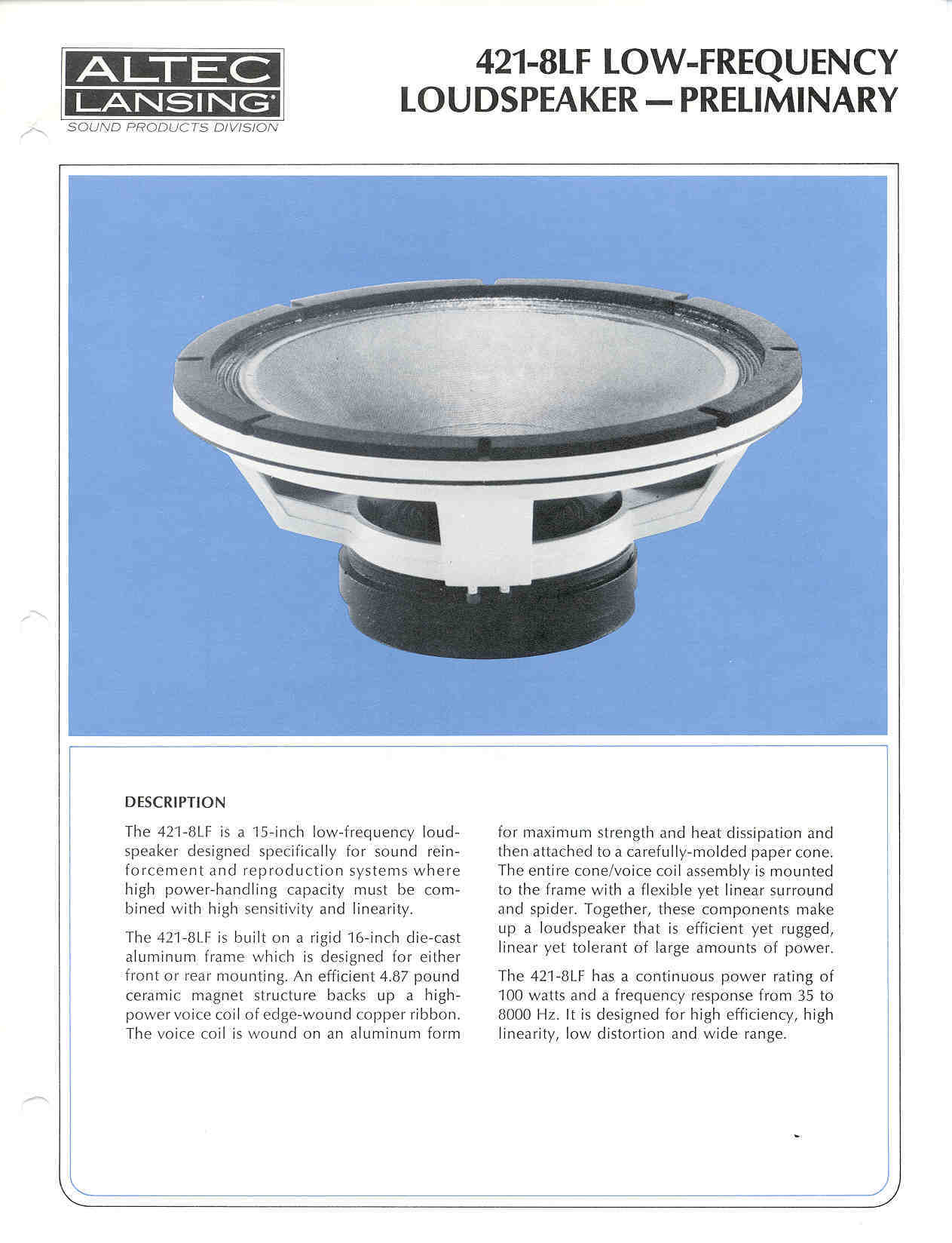 altec lansing 421a