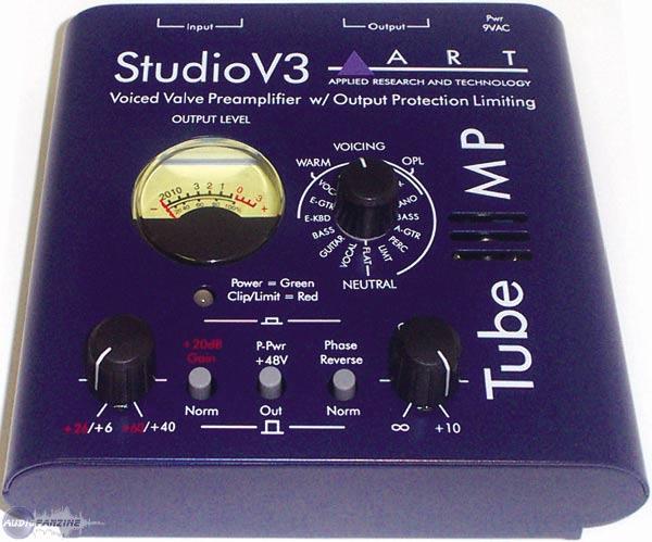 ART Tube MP Studio V3 – Preamplificatore Ibrido Valvolare A Transistor – Con Compressore, Limiter E 15 Preset Di Saturazione – Per Studio E Pro Audio